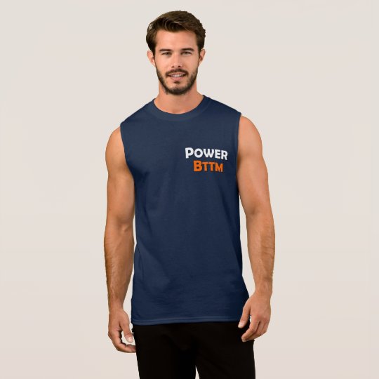 Power Bottom Gay Men's Sleeveless T-Shirt