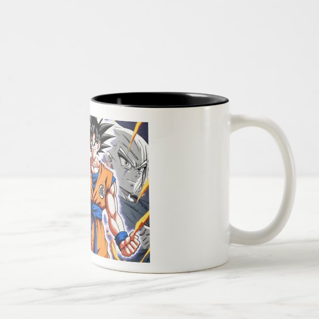 Power Brew: The Saiyan Goku Coffee Mug (Right)