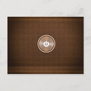 Power button postcard
