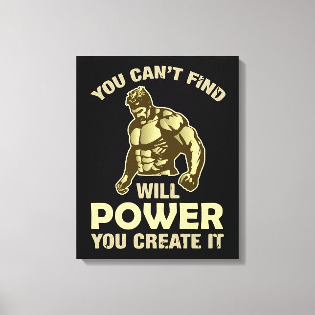 Power Canvas Print (Front)