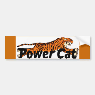 Power Cat Bumper Sticker