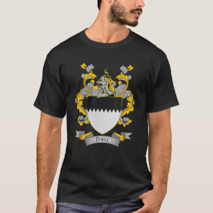 Power Coat Of Arms   Power Surname Family Crest T-Shirt