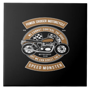 power cruiser motorcycle speed monster tile