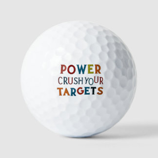  "Power Crush Your Targets: Golf Ball Edition"