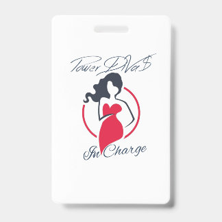 Power DiVa$ in Charge ID Badge