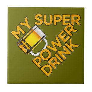 Power Drink custom tile