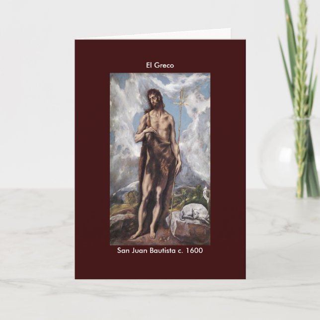 Power El Greco - Customised Holiday Card (Front)