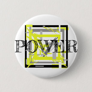 Power Energy Abstract Art 6 Cm Round Badge