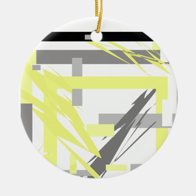 Power Energy Abstract Art Ceramic Tree Decoration (Front)