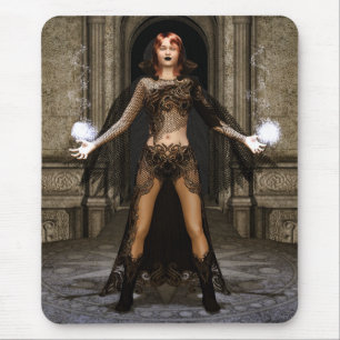 Power From Within Gothic Fantasy Art Mouse Mat