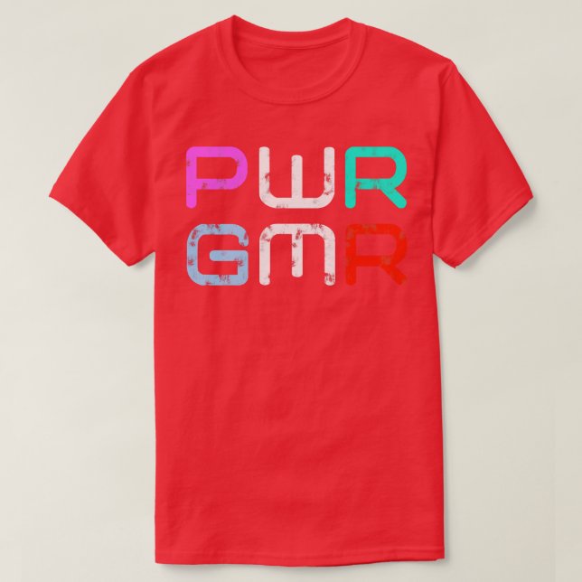 Power gamer T-Shirt (Design Front)