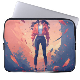 POWER GIRL  LAPTOP SLEEVE