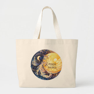 “Power in the Balance” Celestial Art Tote Bag