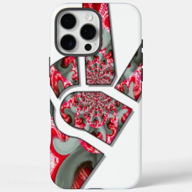 Power in the Palm: The Two-Finger Salute i Case-Mate iPhone Case (Back)