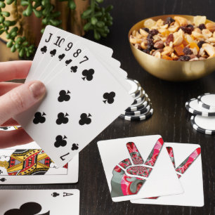 Power in the Palm: The Two-Finger Salute Playing Cards