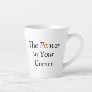 Power In Your Corner Let's Do This Work Motivation Latte Mug