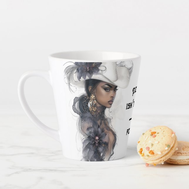 Power isn’t loud—it’s poised latte mug (In Situ)