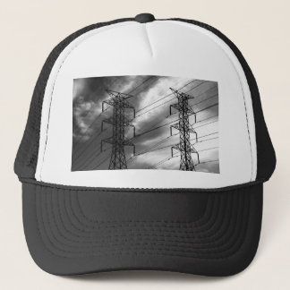 Power line dbl bw trucker hat