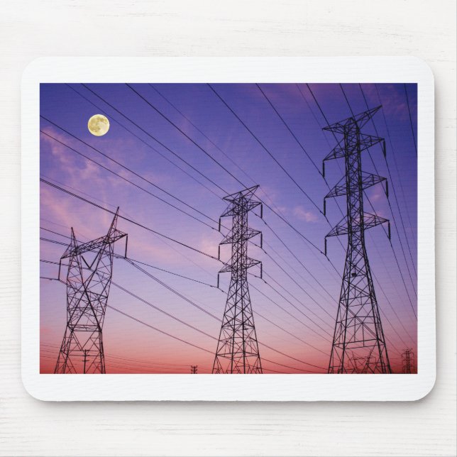 Power line triple mouse mat (Front)