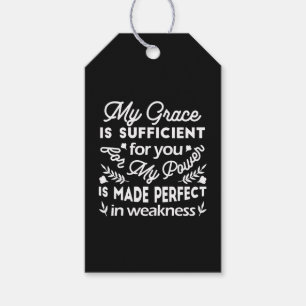 Power Made Perfect In Weakness 2 Corinthians 12:9 Gift Tags