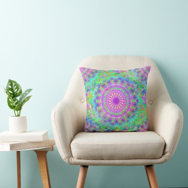 Power Mandala Seamless Pattern 5 Cushion (Chair)