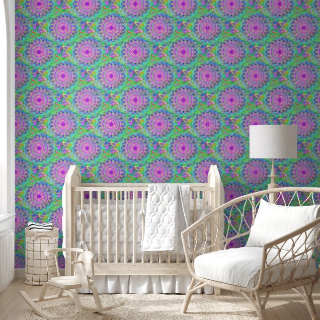 Power Mandala Seamless Pattern 5 Wallpaper (Kids)