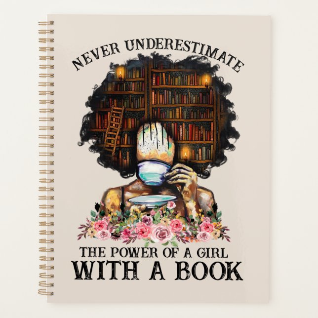 Power of a Girl with a Book Planner (Front)