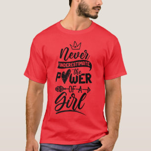 Power Of A Girl Woman Feminist Female Feminism4541 T-Shirt