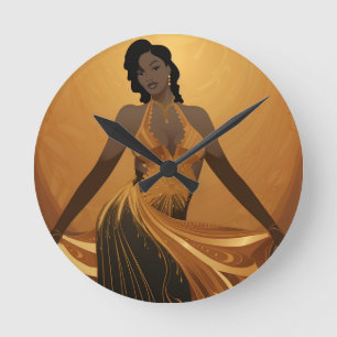 POWER OF BEAUTY #4 ROUND CLOCK