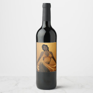 POWER OF BEAUTY #4 WINE LABEL