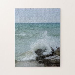 Power Of Lake Huron Jigsaw Puzzle