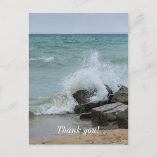 Power Of Lake Huron Postcard