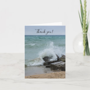 Power Of Lake Huron Thank You Card