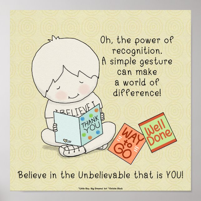 Power of Recognition Poster (Front)