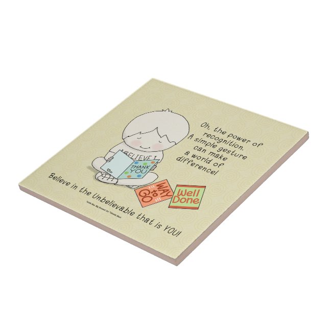 Power of Recognition Tile (Side)