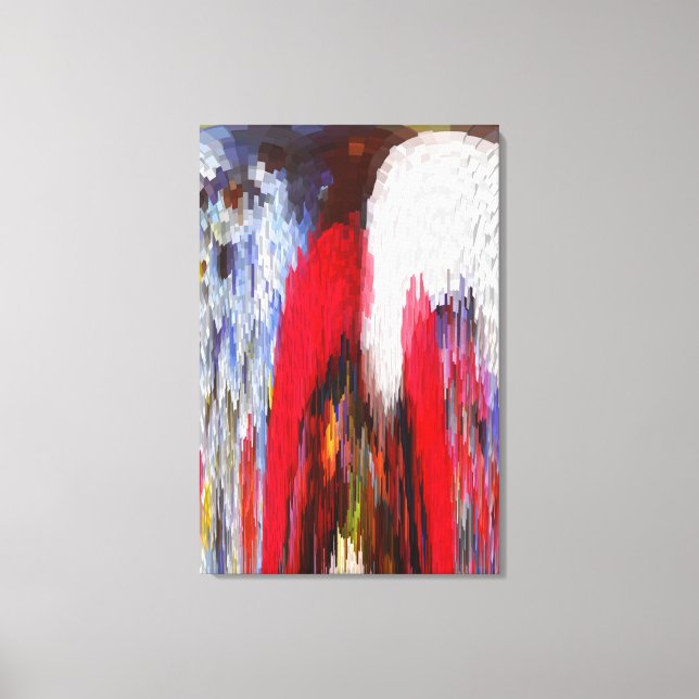 Power of snow art canvas print (Front)