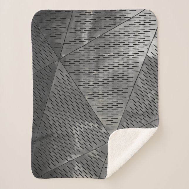 Power of steel construction Stainless Industrial Sherpa Blanket (Front)