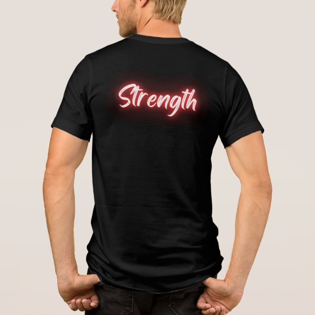 Power of Strength Tri-Blend Shirt (Back)