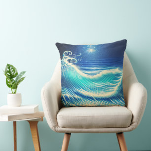 Power of the Blue Ocean Cushion