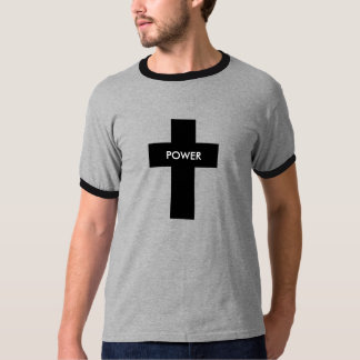 Power of the Cross Men's Christian Ringer Tee