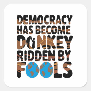 Power of the Ignorant Square Sticker