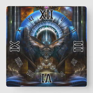 Power Of The Oracle Square Wall Clock