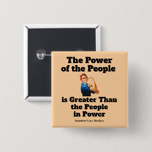 Power of the People Button