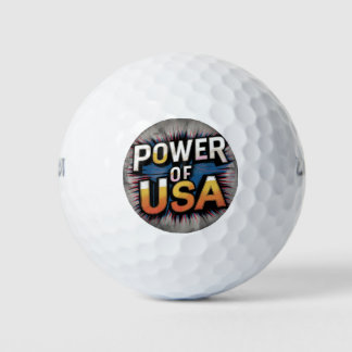 Power of USA Golf Ball 