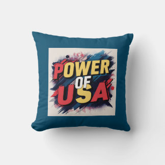 Power of USA Pillow - American 