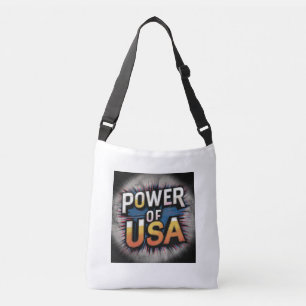 Power of USA Tote Bag - Patriotic