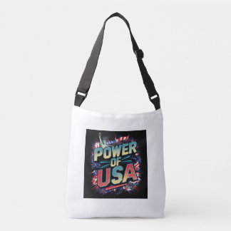 Power of USA Tote Bag - Patriotic  Design