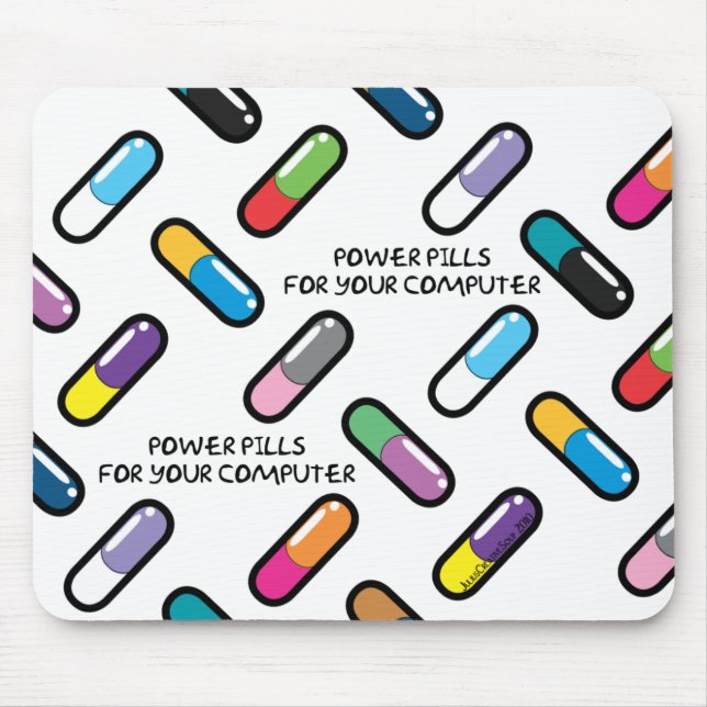 Power Pills Mousepad (Front)