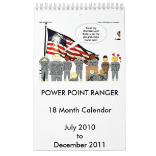 POWER POINT RANGER CALENDAR