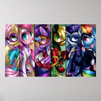 Power Ponies Poster